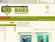 Tablet Screenshot of obchod.cubemania.cz